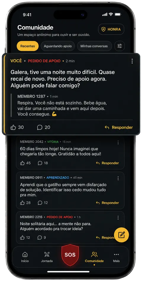 Modo Honra — Comunidade